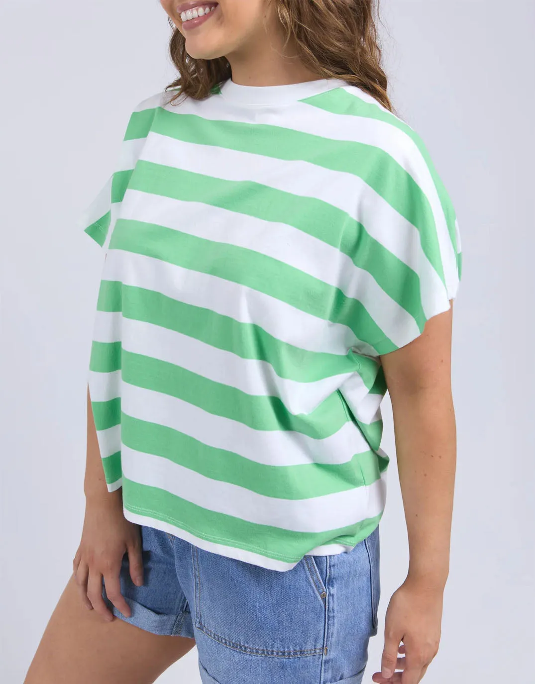 Poet Tee - Spring Green sold by White & Co product image thumbnail 4