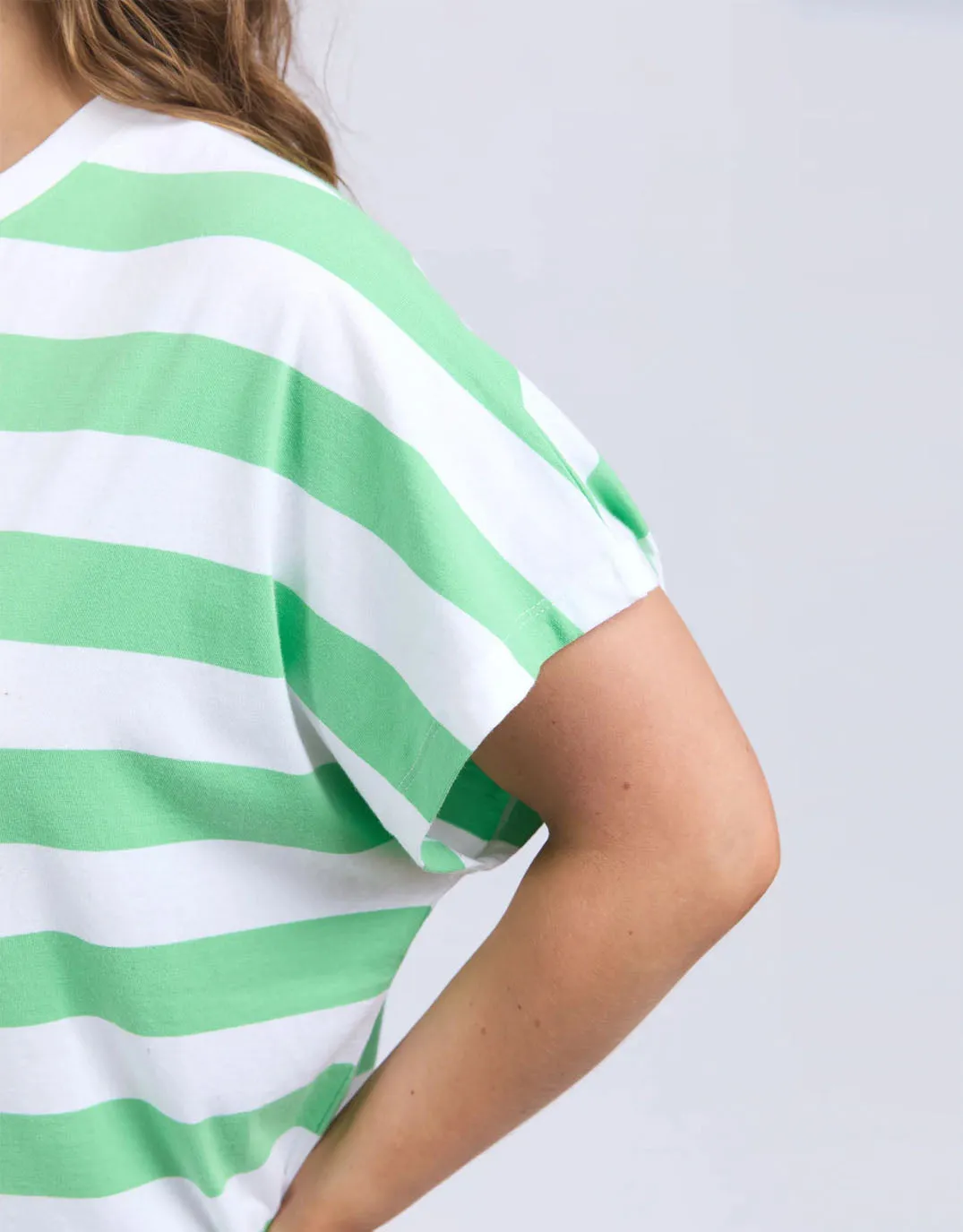 Poet Tee - Spring Green sold by White & Co product image thumbnail 5