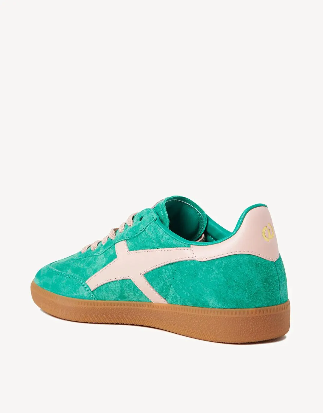 Crossroads Suede Sneakers - Pine/Pink sold by White & Co product image thumbnail 4