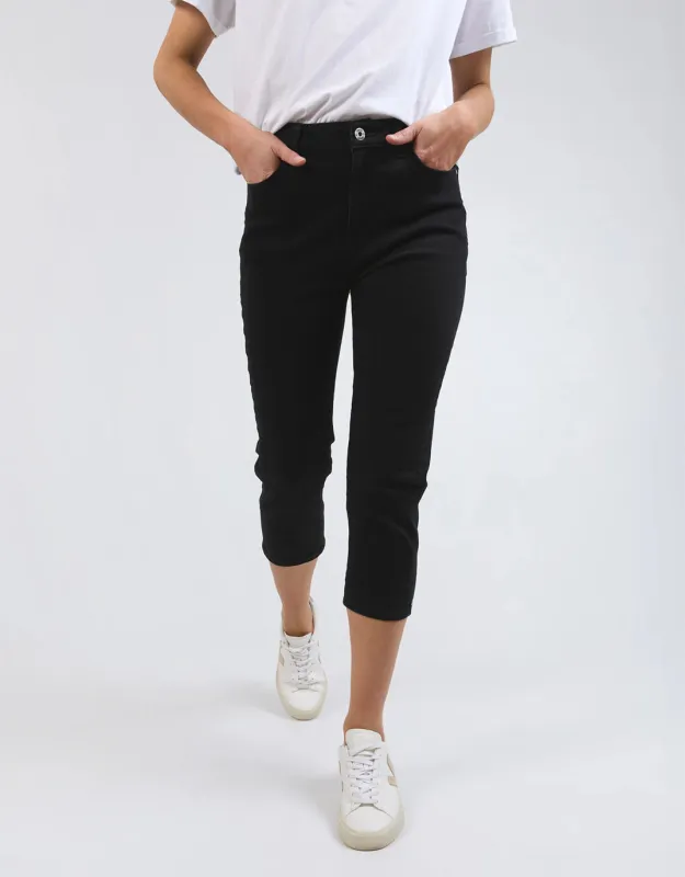 Mollie Capri Jean - Black sold by White & Co