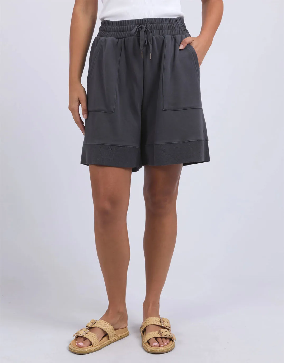 Hustler Short - Charcoal sold by White & Co