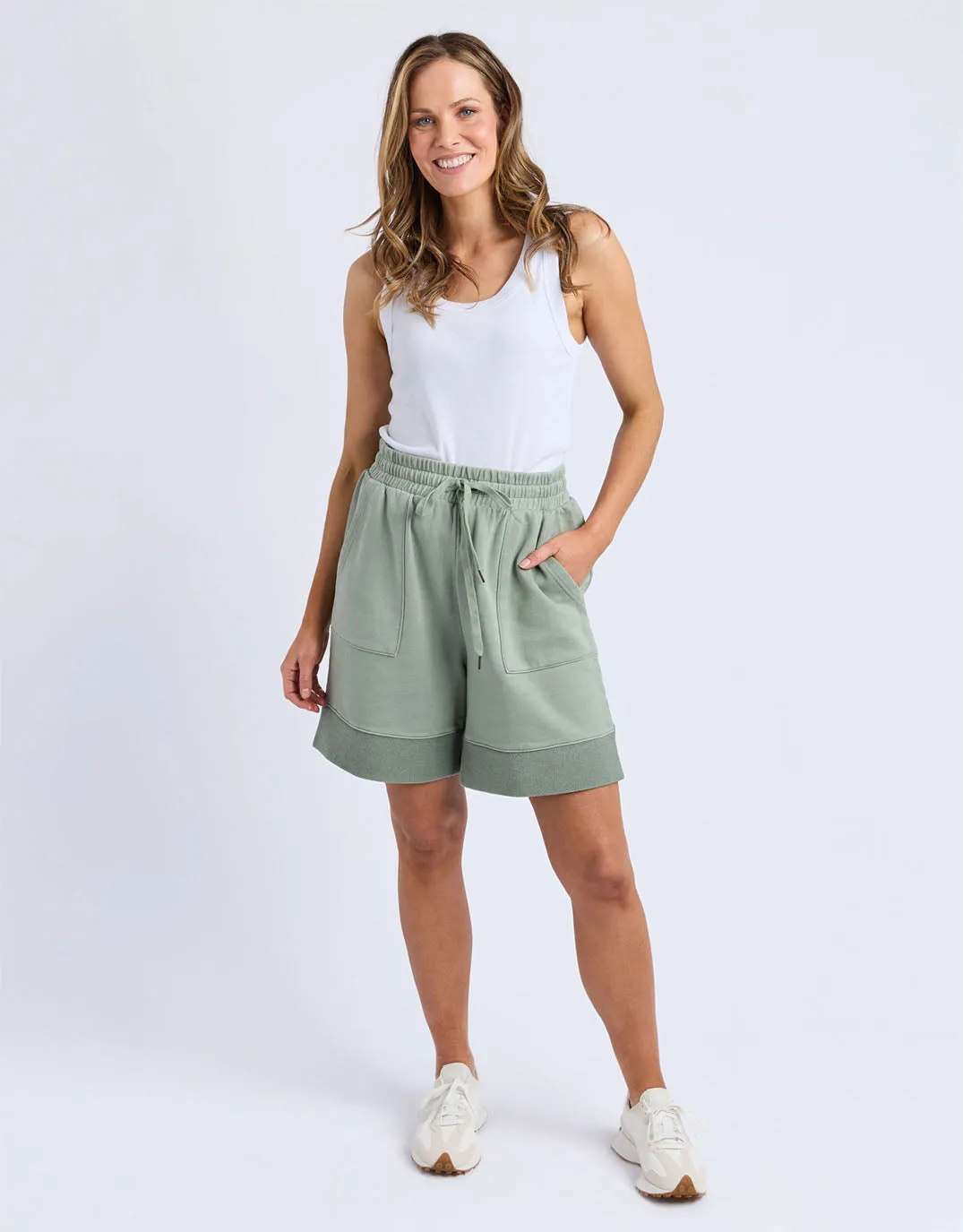 Hustler Short - Green sold by White & Co product image thumbnail 3