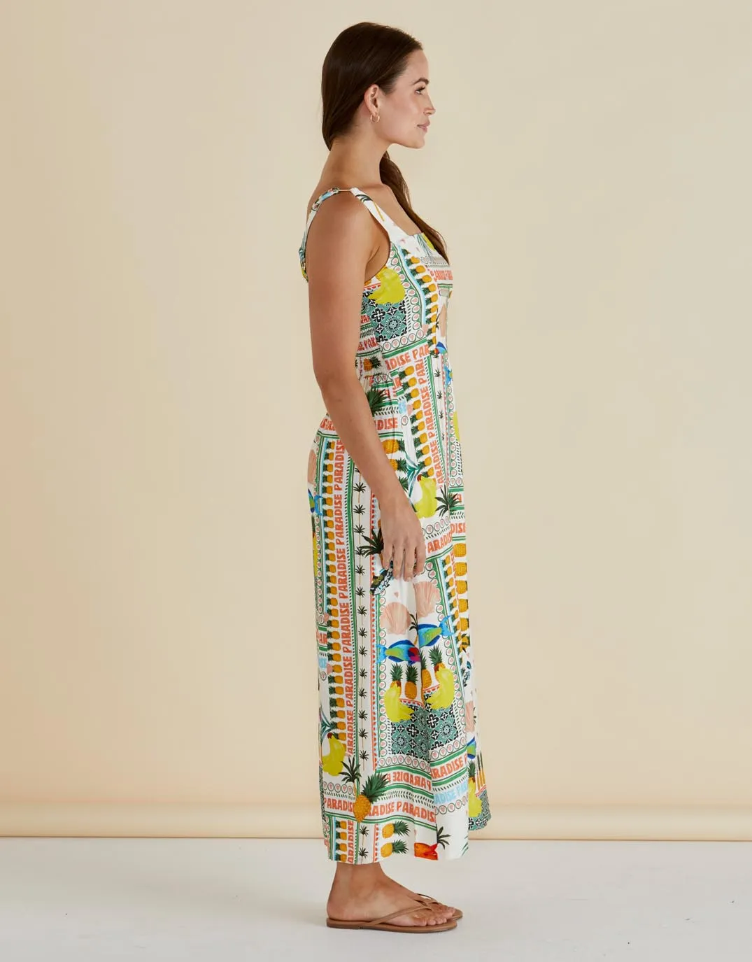 Tegan Midi Dress - Paradise Print sold by White & Co product image thumbnail 4