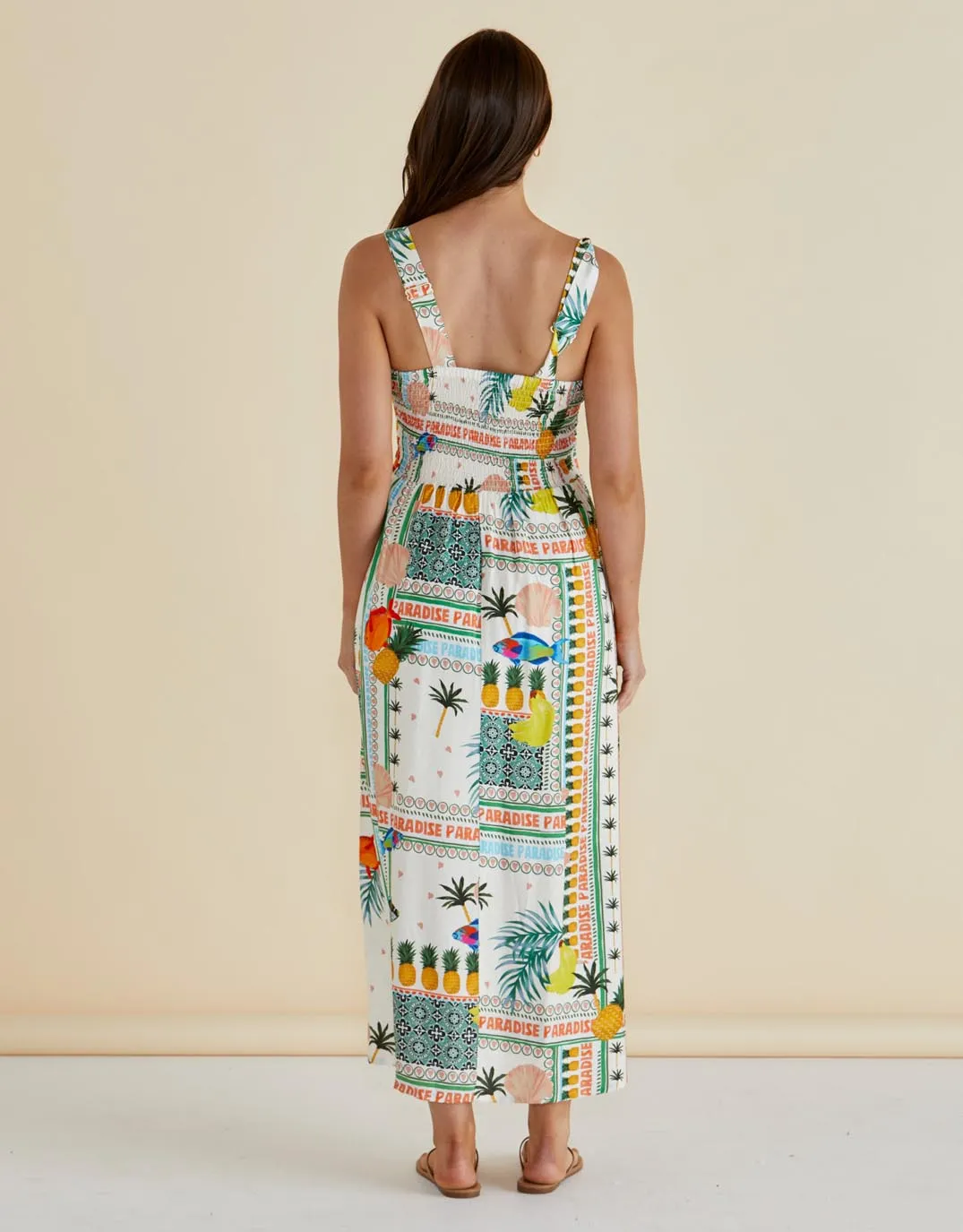 Tegan Midi Dress - Paradise Print sold by White & Co product image thumbnail 5