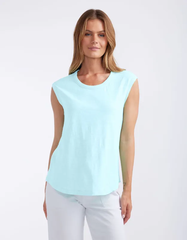 Cali Tank Top - Ice Blue sold by White & Co