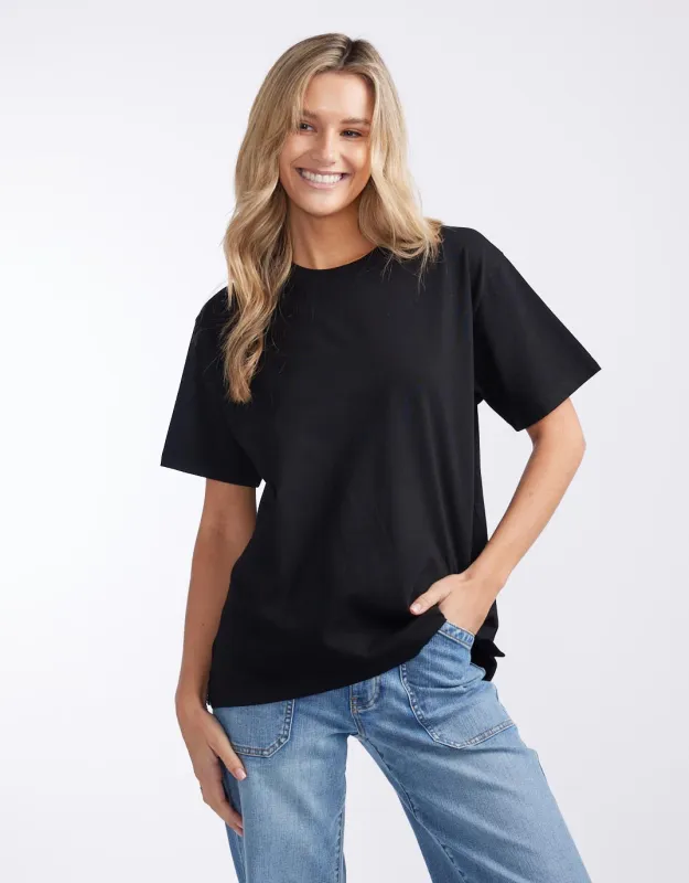 Boyfriend Tee - Black sold by White & Co