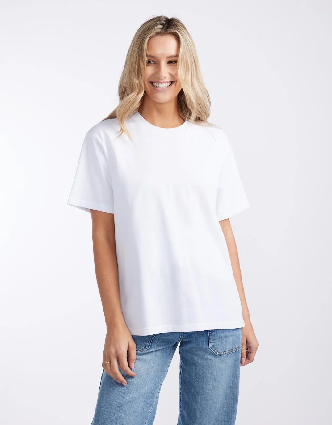 Boyfriend Tee - White sold by White & Co product image thumbnail 3