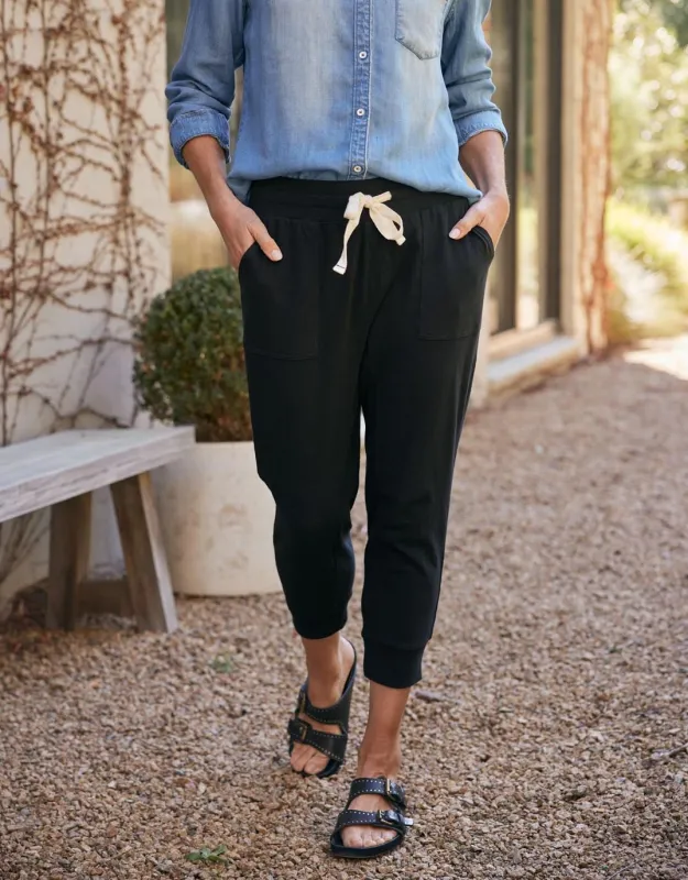 The Sunset Pant - Black sold by White & Co