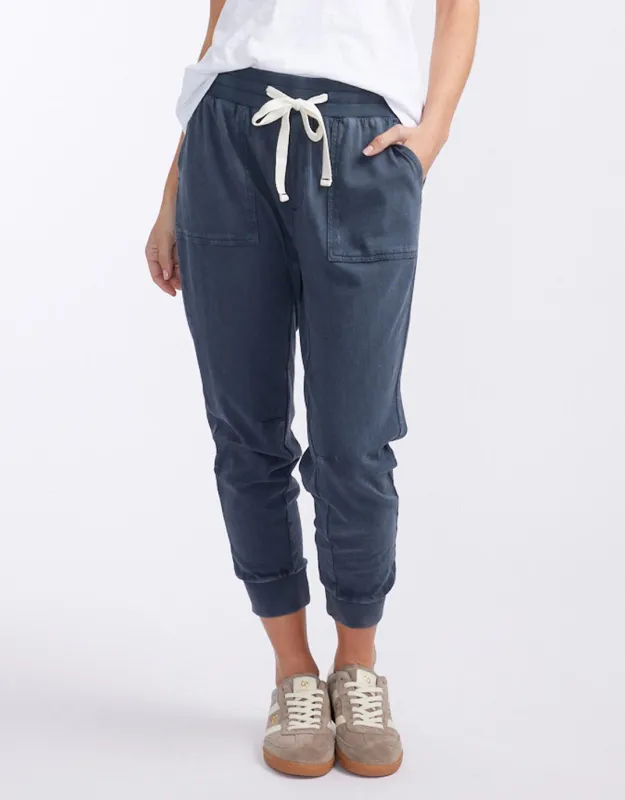 The Sunset Pant - Washed Navy sold by White & Co