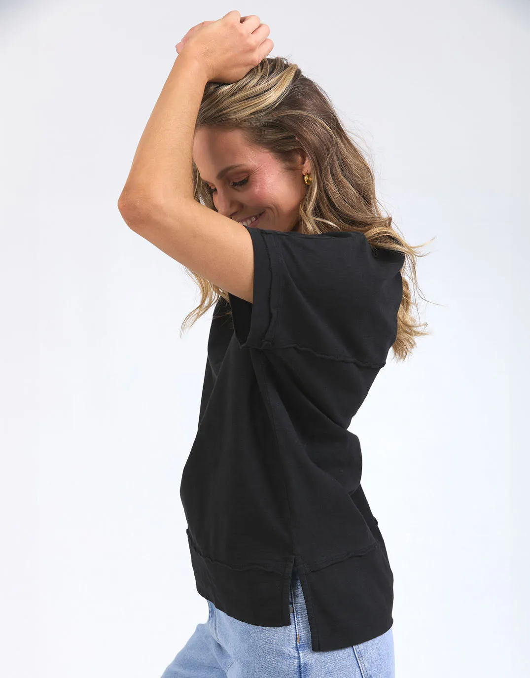 Allison Tee - Black sold by White & Co product image thumbnail 4