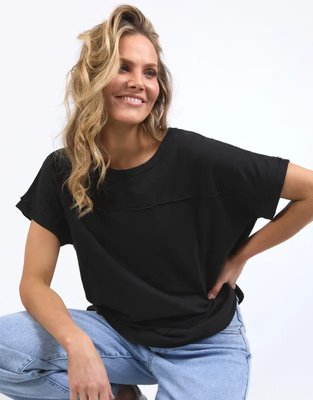Allison Tee - Black sold by White & Co