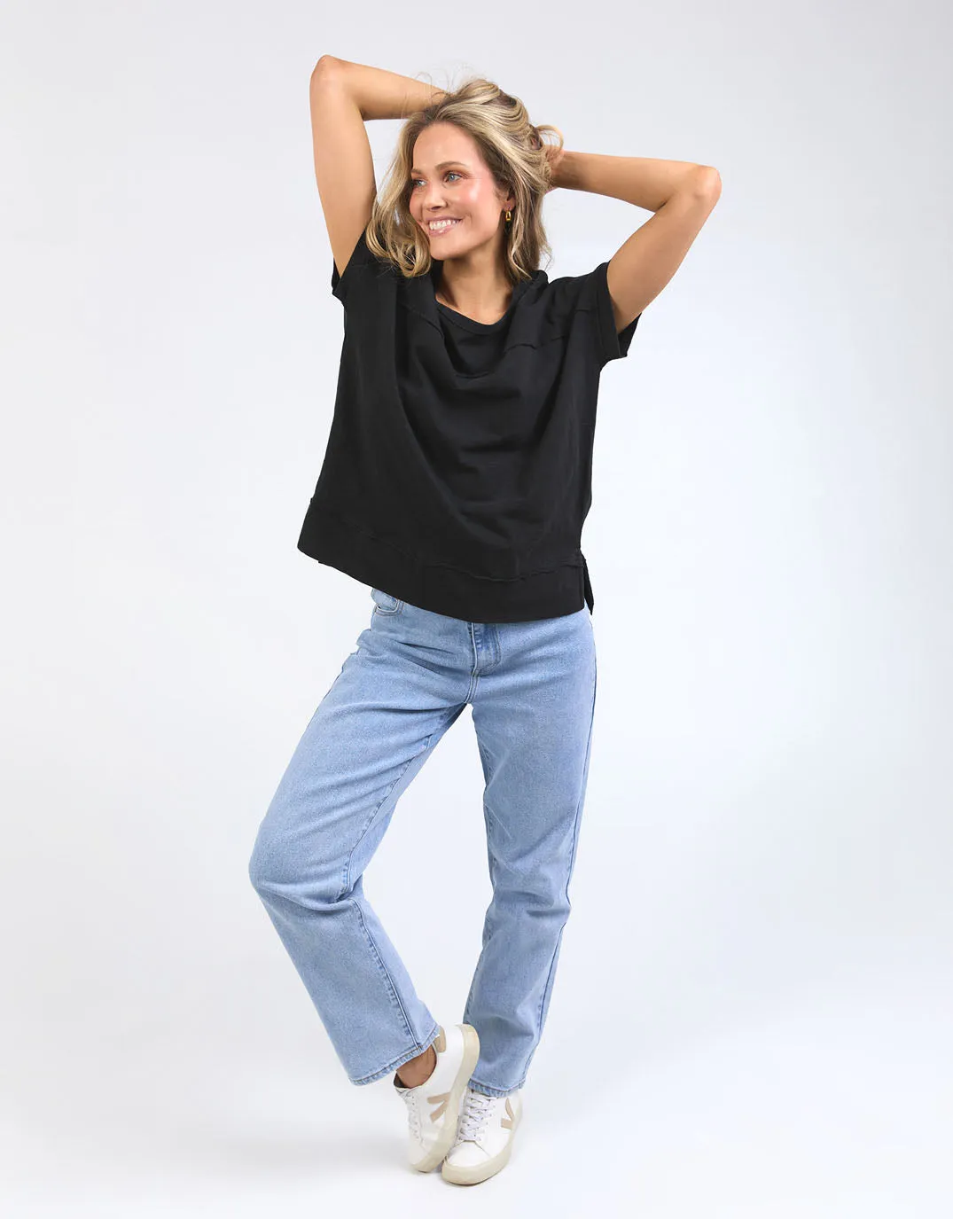 Allison Tee - Black sold by White & Co product image thumbnail 2