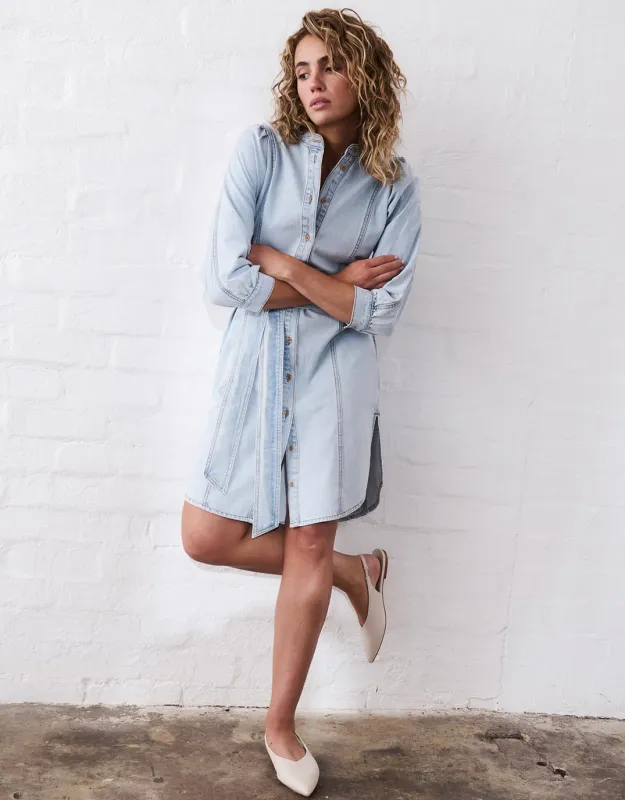 Gabriella Dress - Sky Blue sold by White & Co