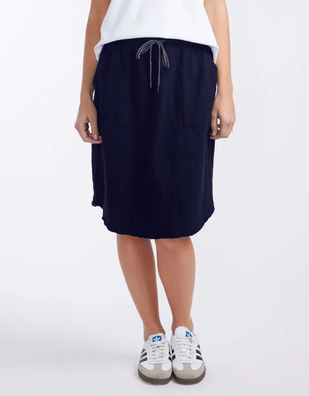 Signature Skirt - Navy sold by White & Co