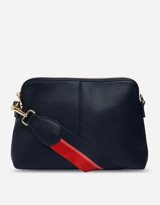 Burbank Cross Body Bag Large - French Navy sold by White & Co