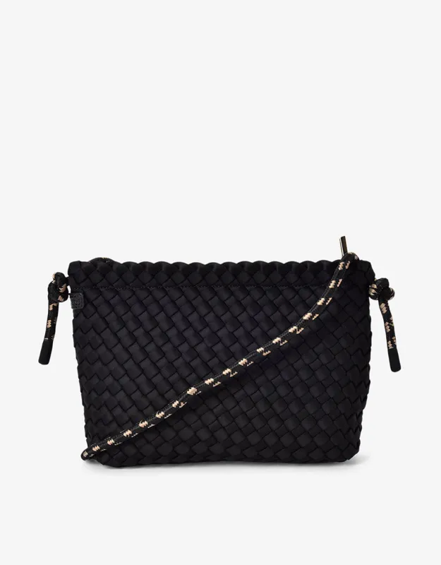 Panama Cross Body Bag - Black sold by White & Co