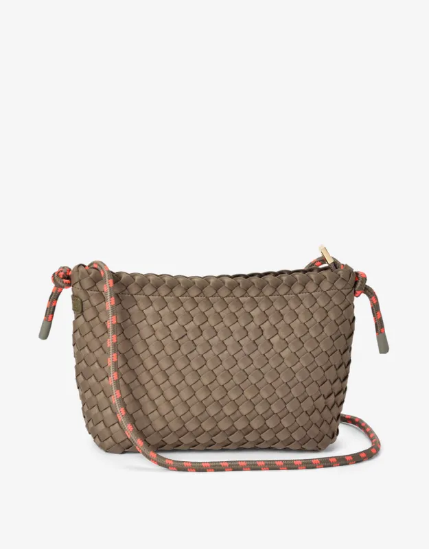 Panama Cross Body Bag - Khaki sold by White & Co