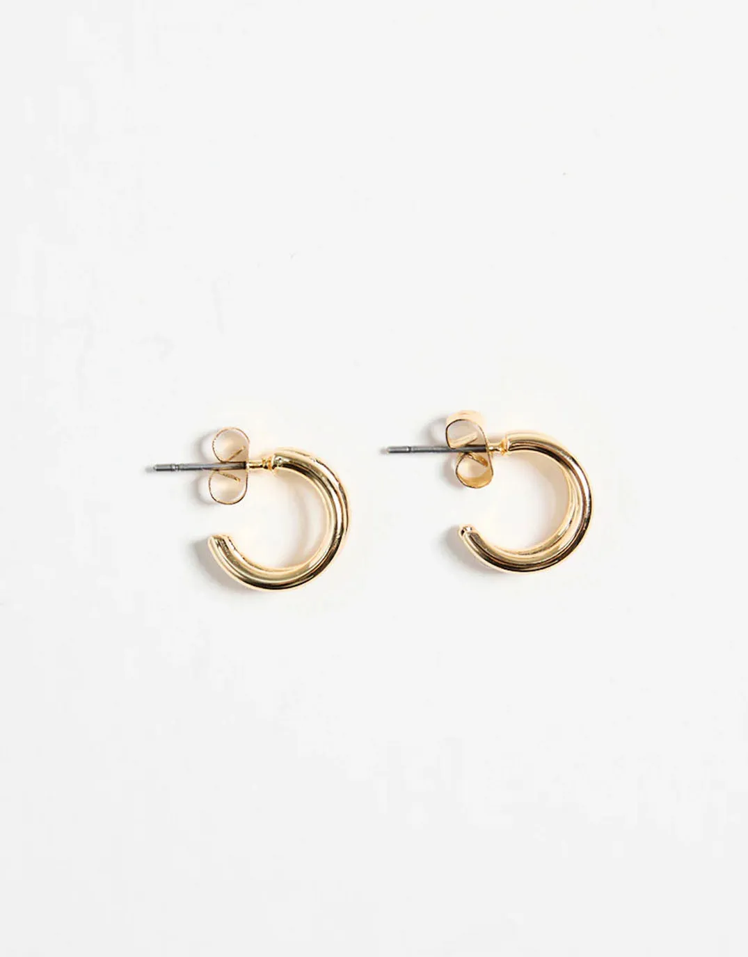 Double Loop Gold Earrings sold by White & Co product image thumbnail 3