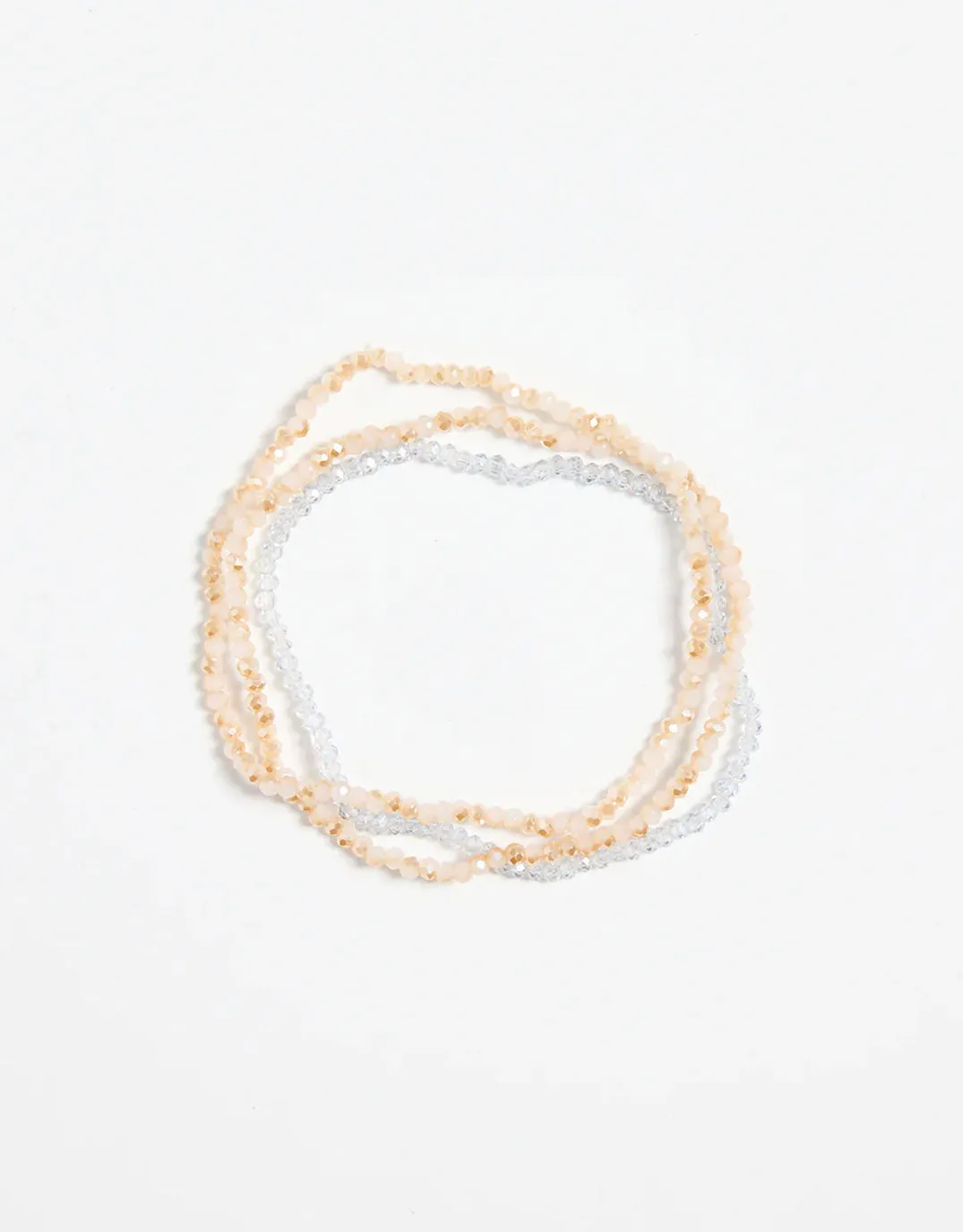 Blue Beaded Set Of 3 Bracelets sold by White & Co product image thumbnail 2