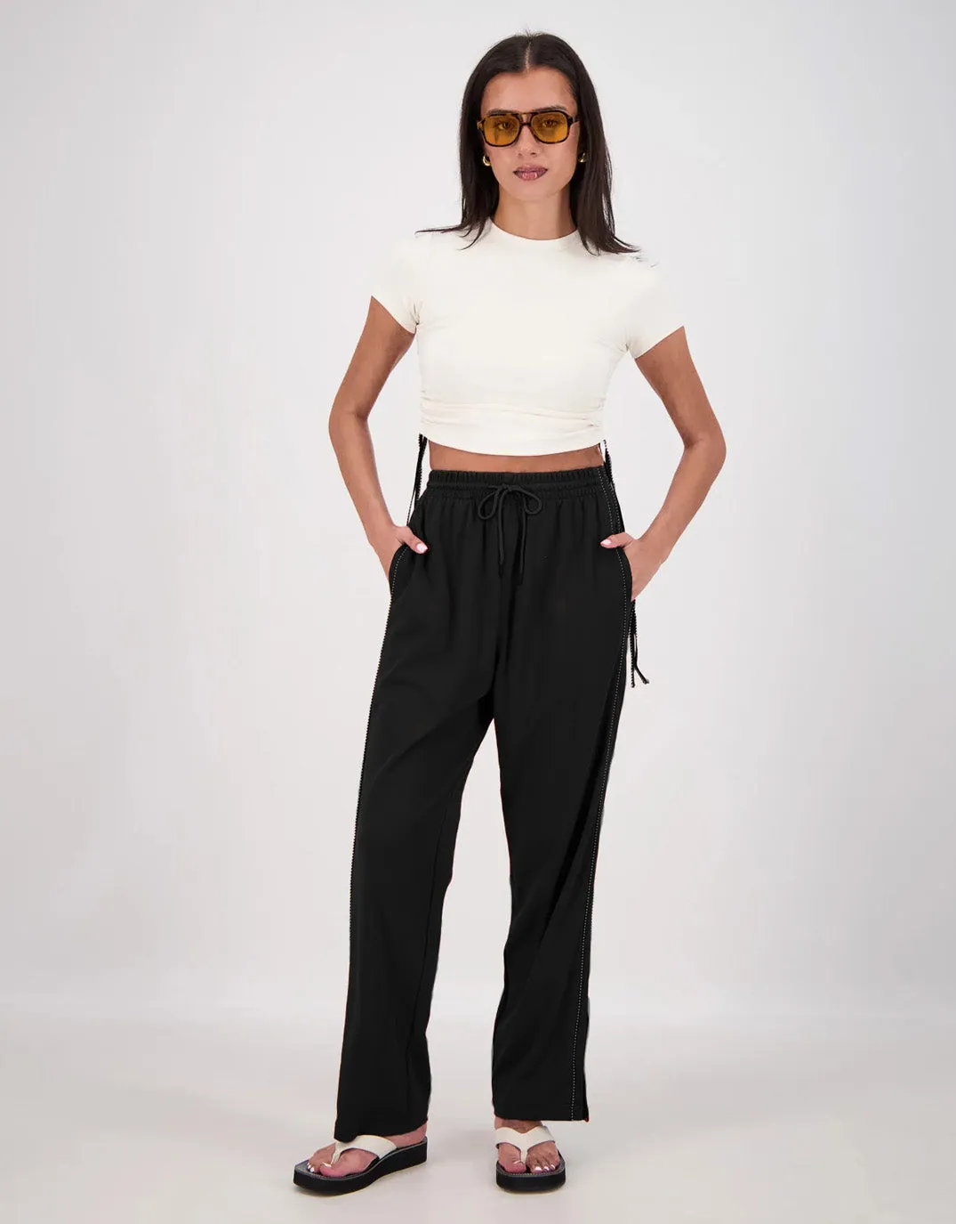 Manarola Trackpant - Black sold by White & Co product image thumbnail 2