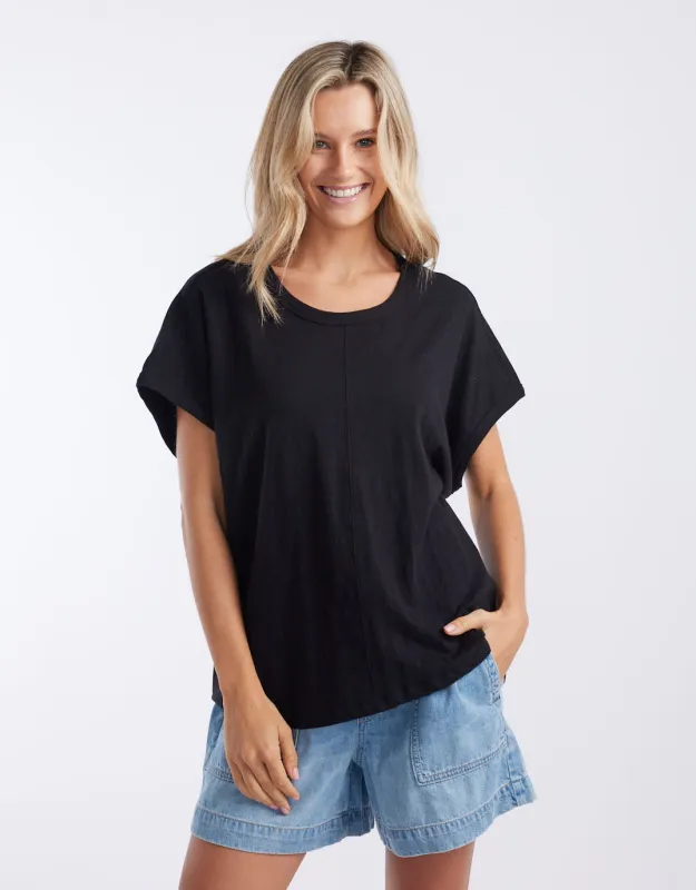 Camille Cotton Top - Black sold by White & Co