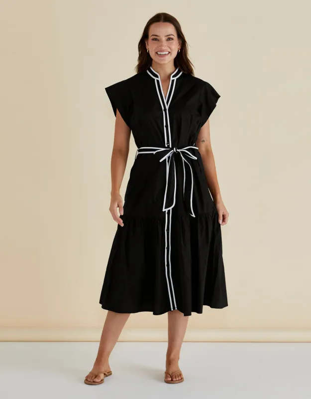 Mari Dress - Black sold by White & Co