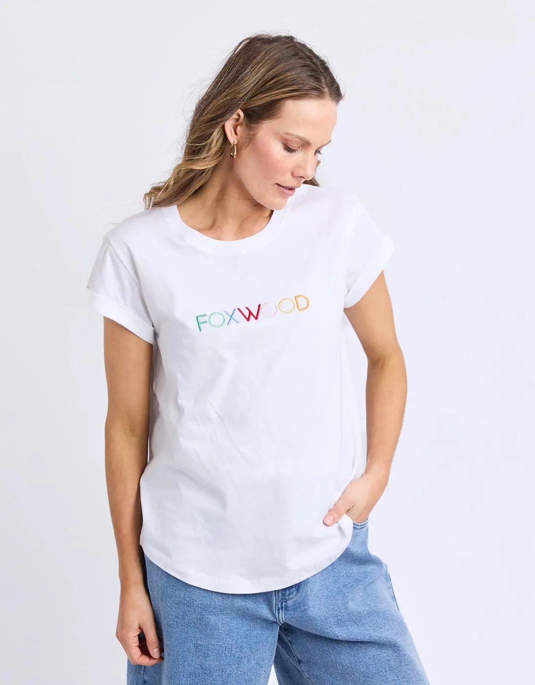 Confetti Tee - White sold by White & Co product image thumbnail 2