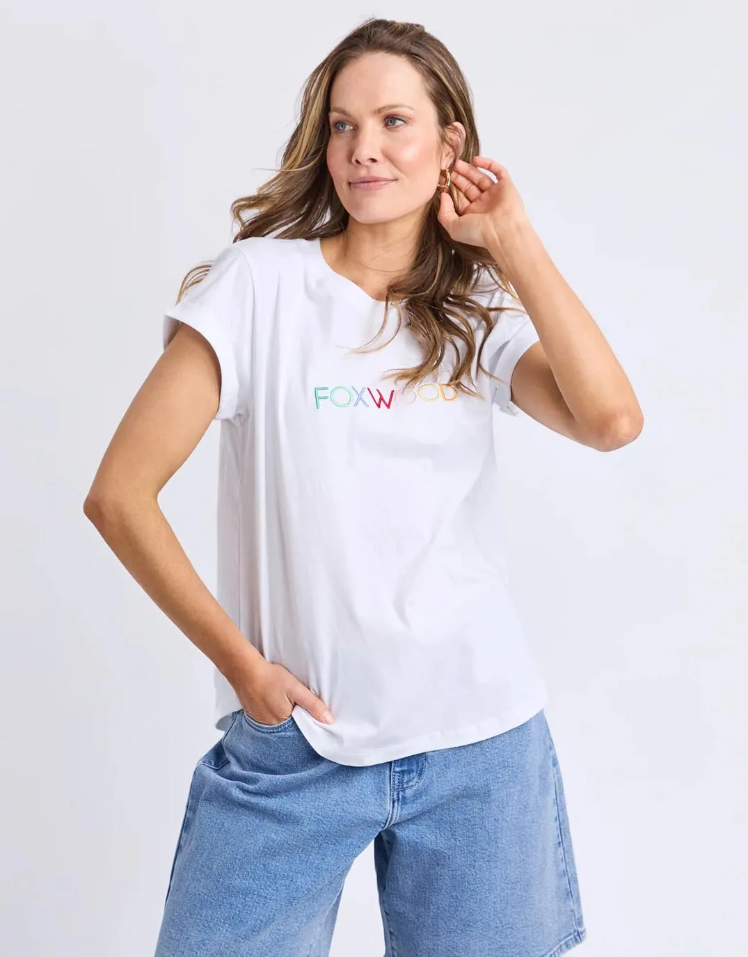 Confetti Tee - White sold by White & Co