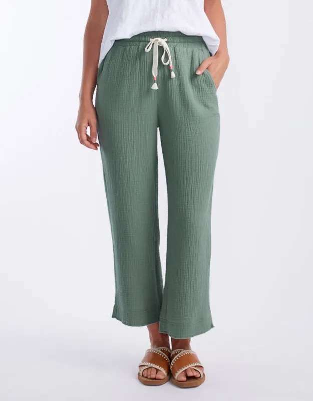 The Coastal Pant - Sage sold by White & Co