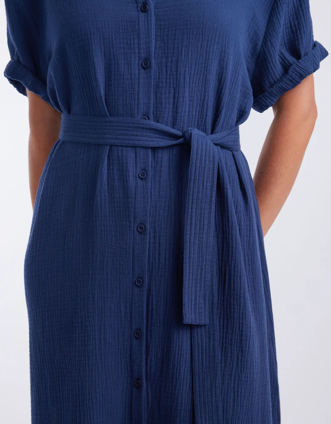 Isla Midi Dress - Ink sold by White & Co product image thumbnail 4