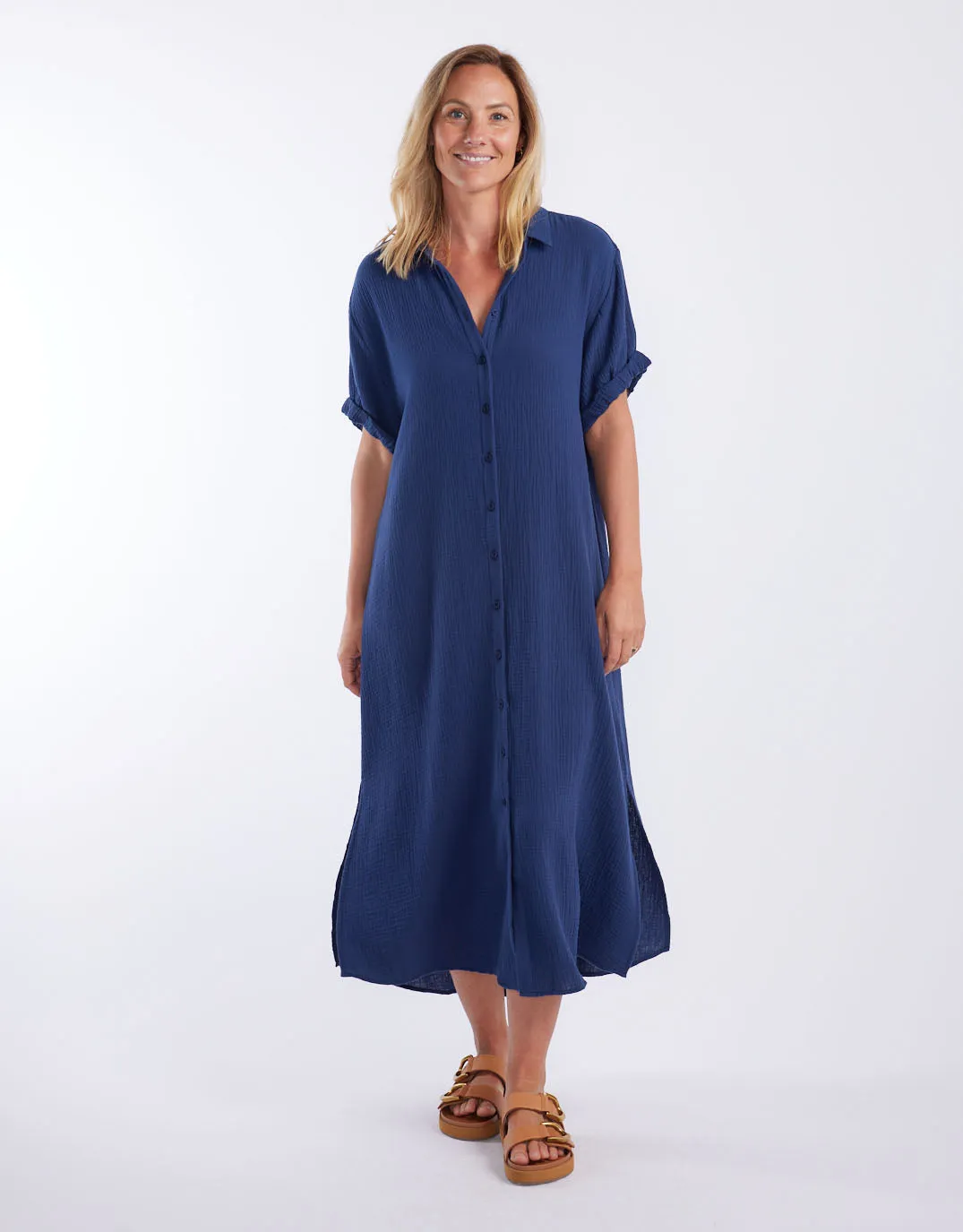 Isla Midi Dress - Ink sold by White & Co product image thumbnail 5