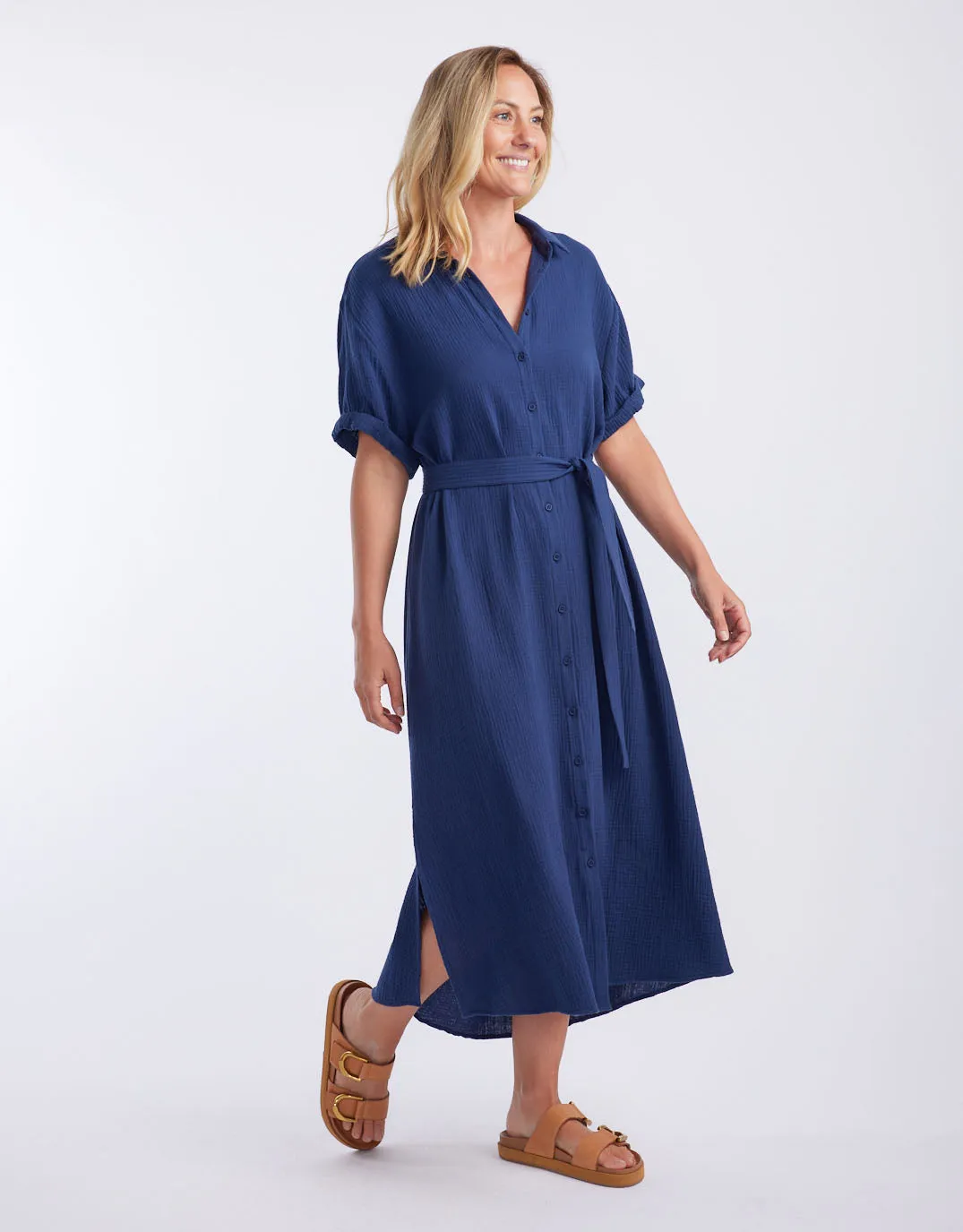 Isla Midi Dress - Ink sold by White & Co product image thumbnail 2