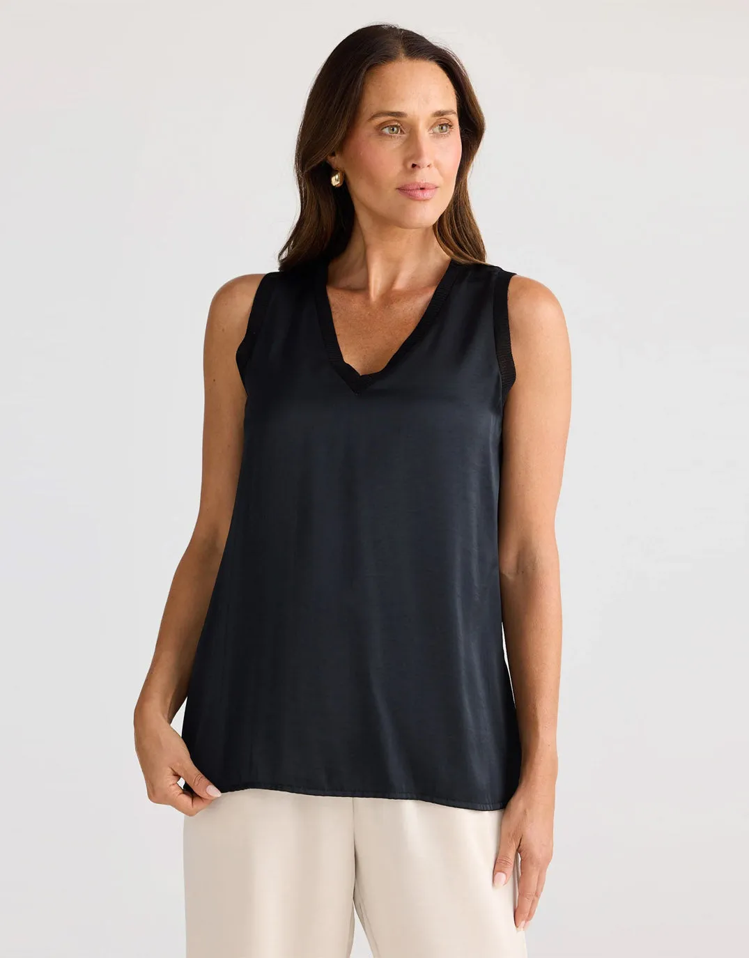 Celine Top - Black sold by White & Co
