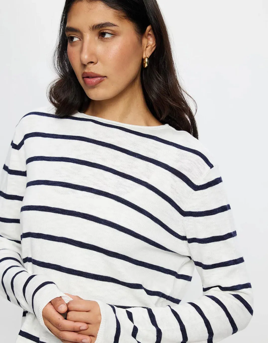 Happer Sweater - Stripe sold by White & Co product image thumbnail 3