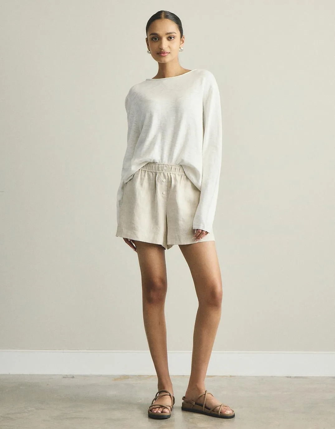 Happer Sweater - White sold by White & Co product image thumbnail 2