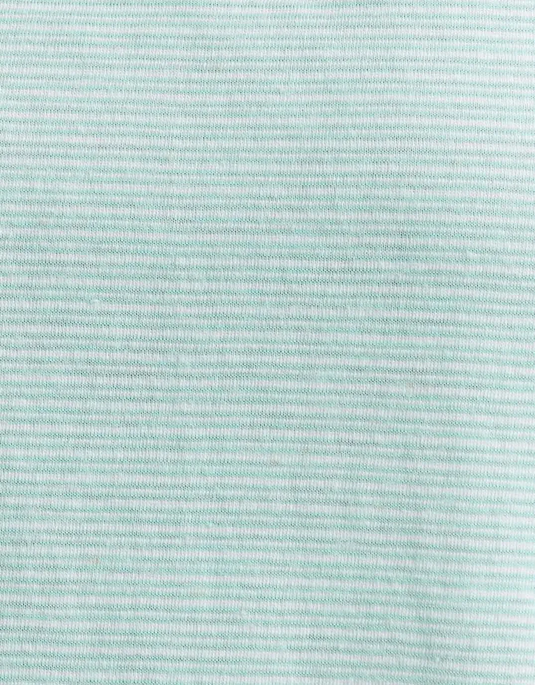 Gelati Stripe Round Neck Tee - Seaglass sold by White & Co product image thumbnail 4