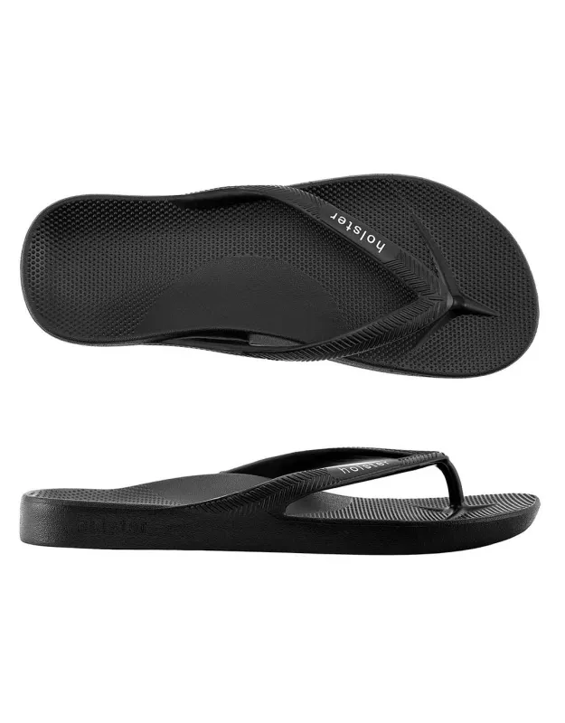 Islander Flip Flop - Black sold by White & Co