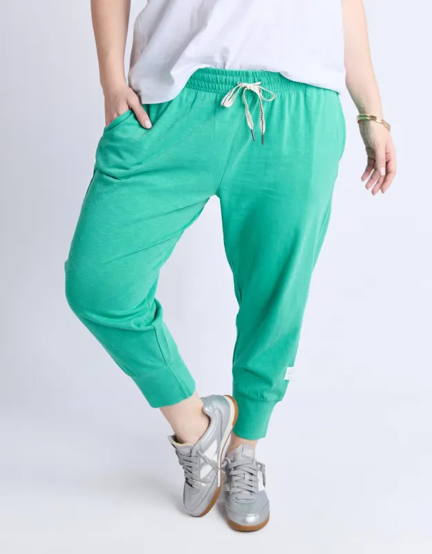 3/4 Brunch Pant - Gumdrop Green sold by White & Co