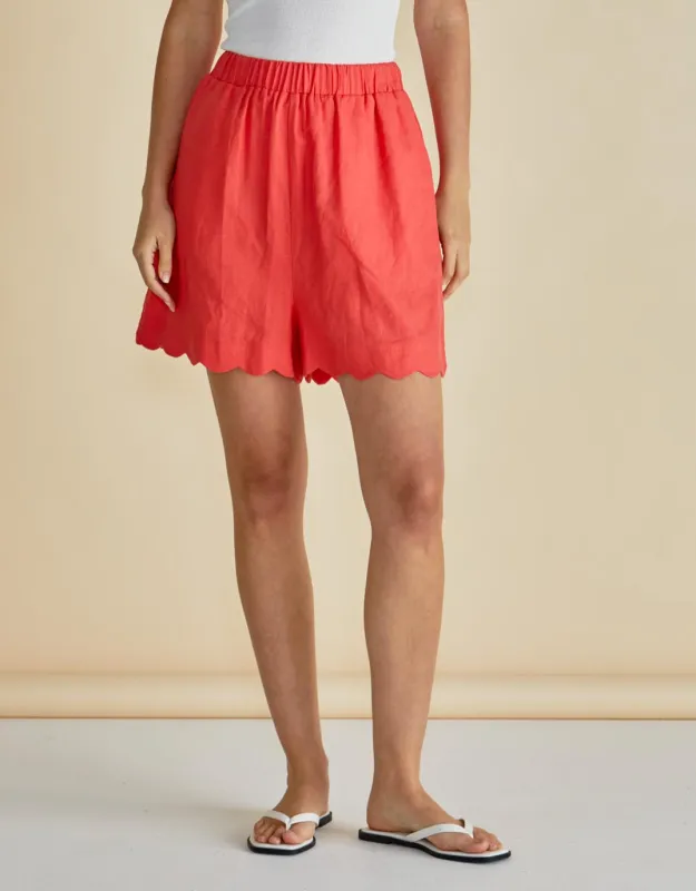 Seraphina Short - Red sold by White & Co
