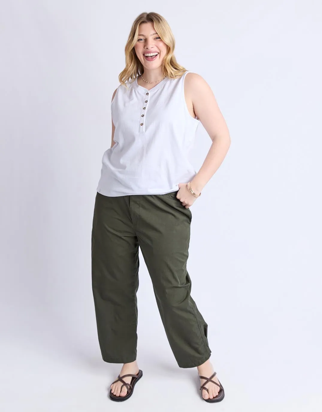 Elysian Tank - White sold by White & Co product image thumbnail 2