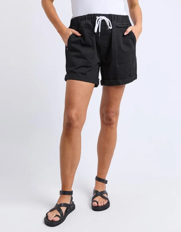 Emma Relaxed Short - Black sold by White & Co