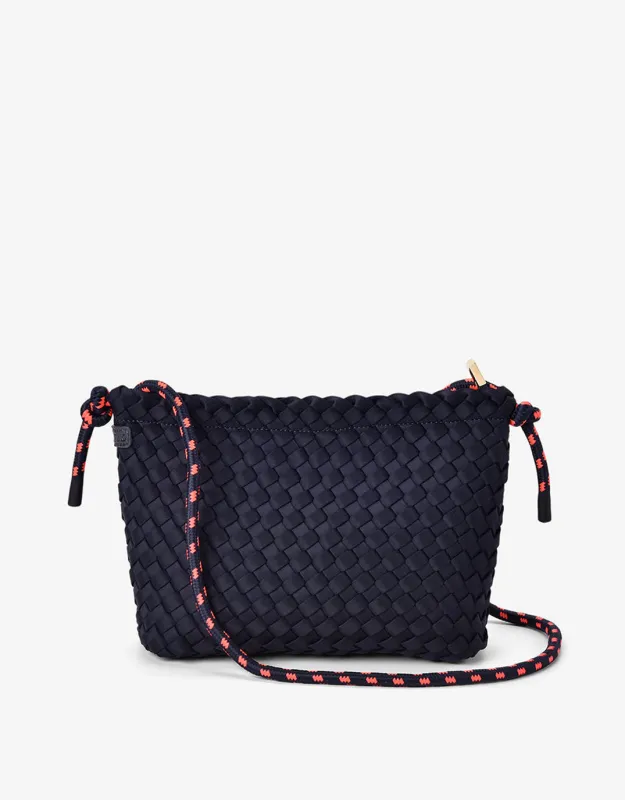 Panama Cross Body Bag - Navy sold by White & Co
