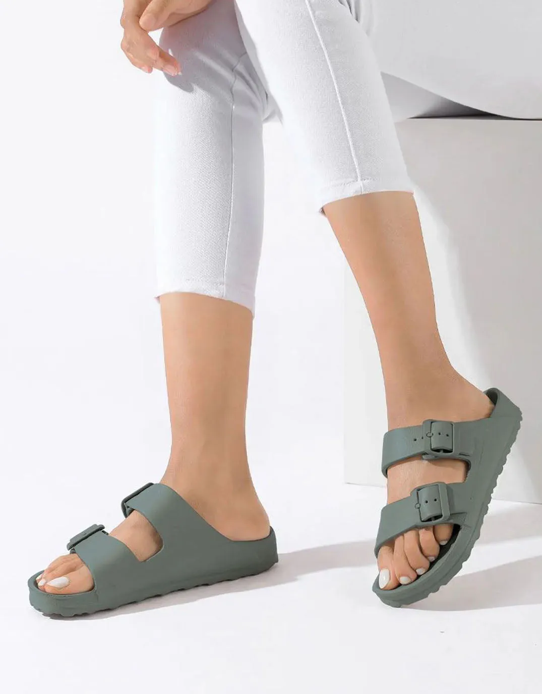 Sundreamer Slide - Sage sold by White & Co product image thumbnail 2