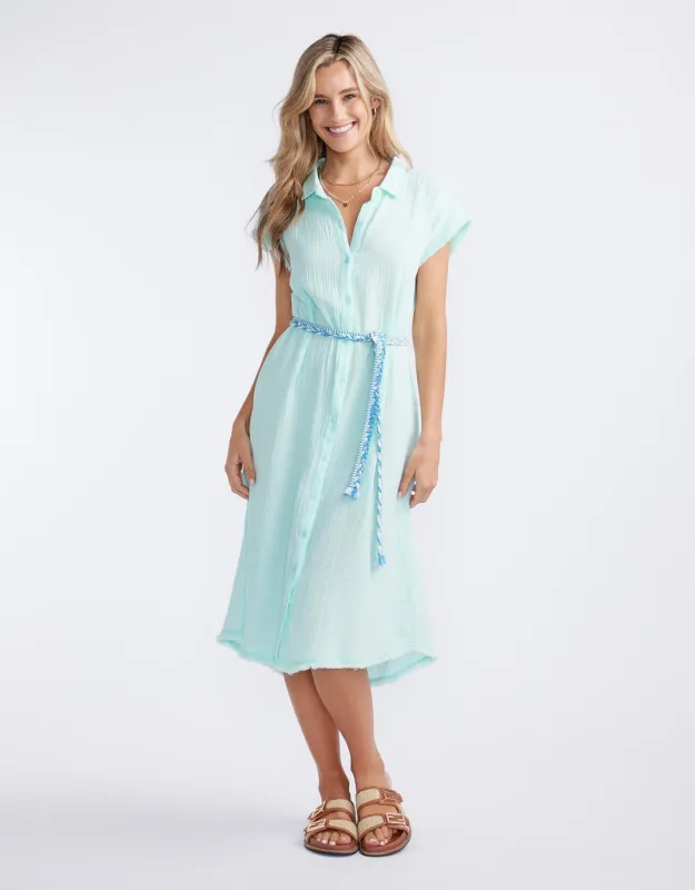 Vacation Dress - Seaglass sold by White & Co