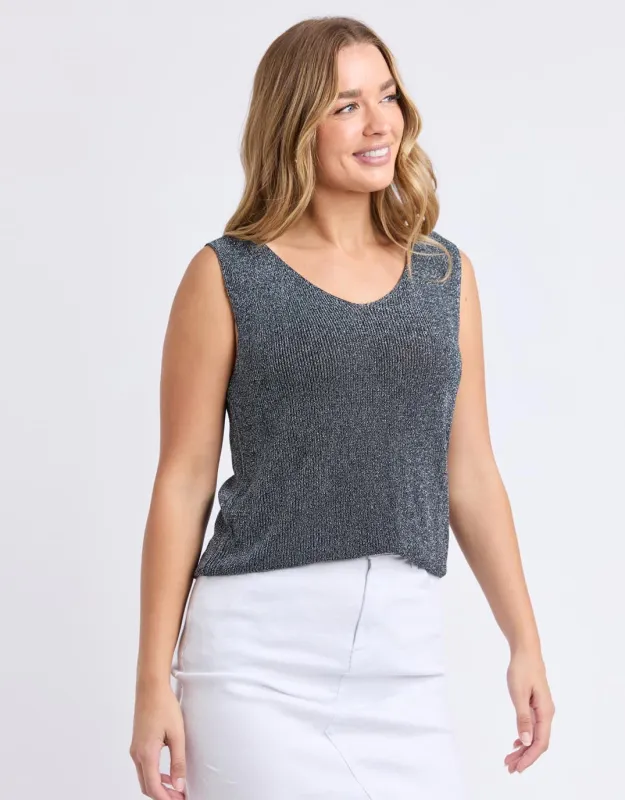 Whitby Knit Top - Black made by Foxwood Clothing