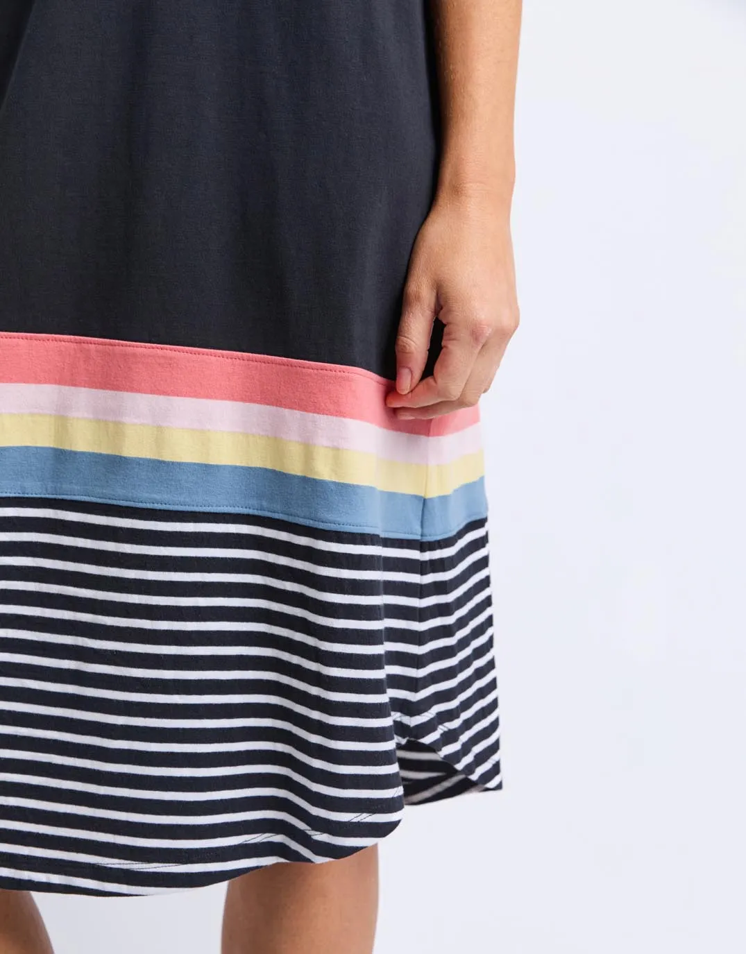 Terra Tee Dress - Washed Black sold by White & Co product image thumbnail 5