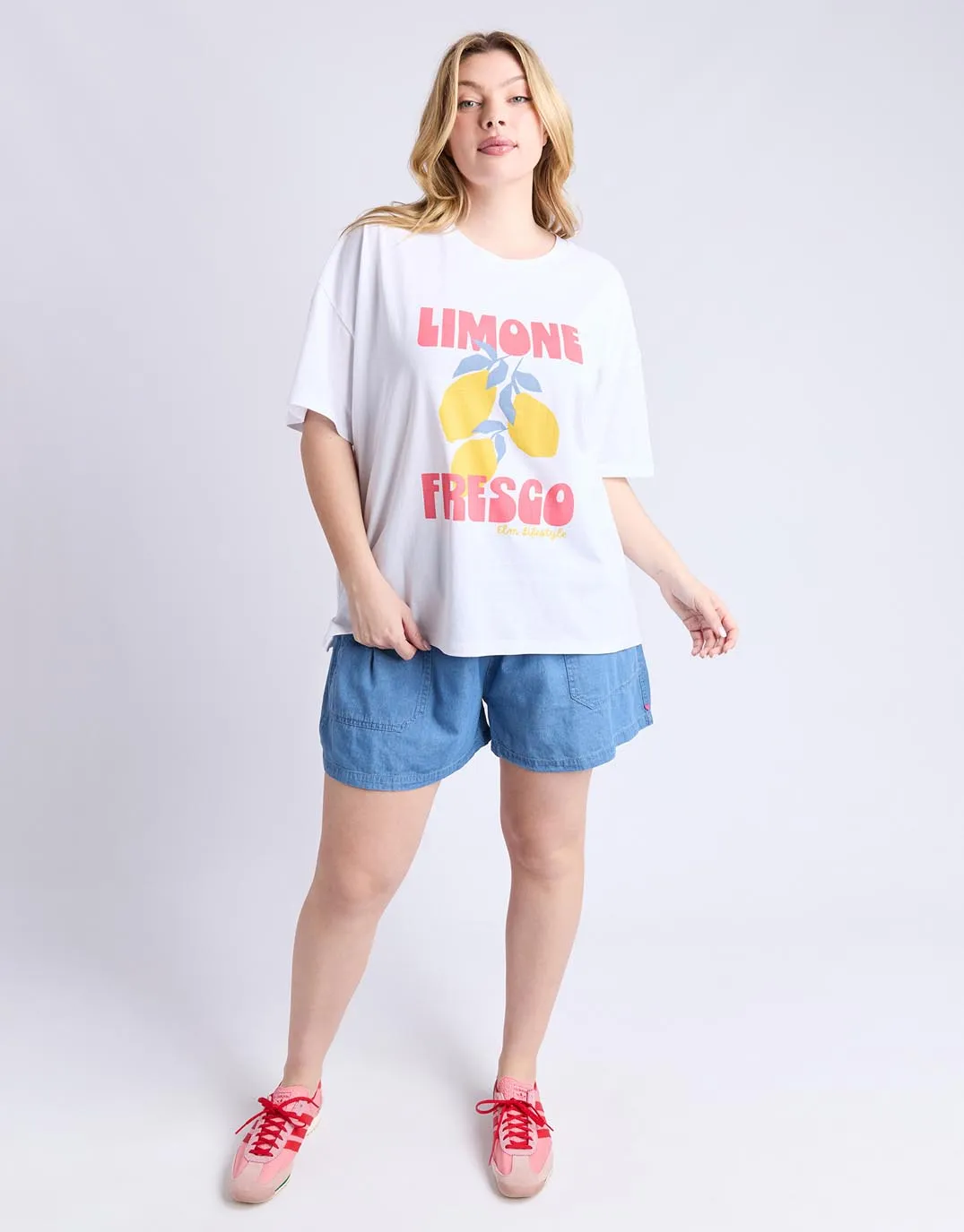 Limone Fresco Tee - White sold by White & Co product image thumbnail 3