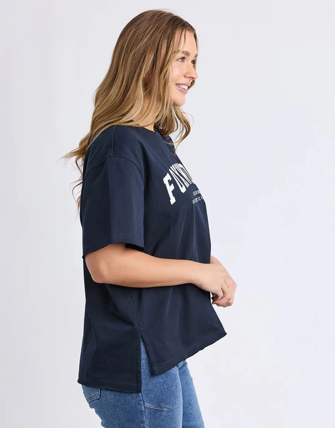 Pulse Tee - Navy sold by White & Co product image thumbnail 4