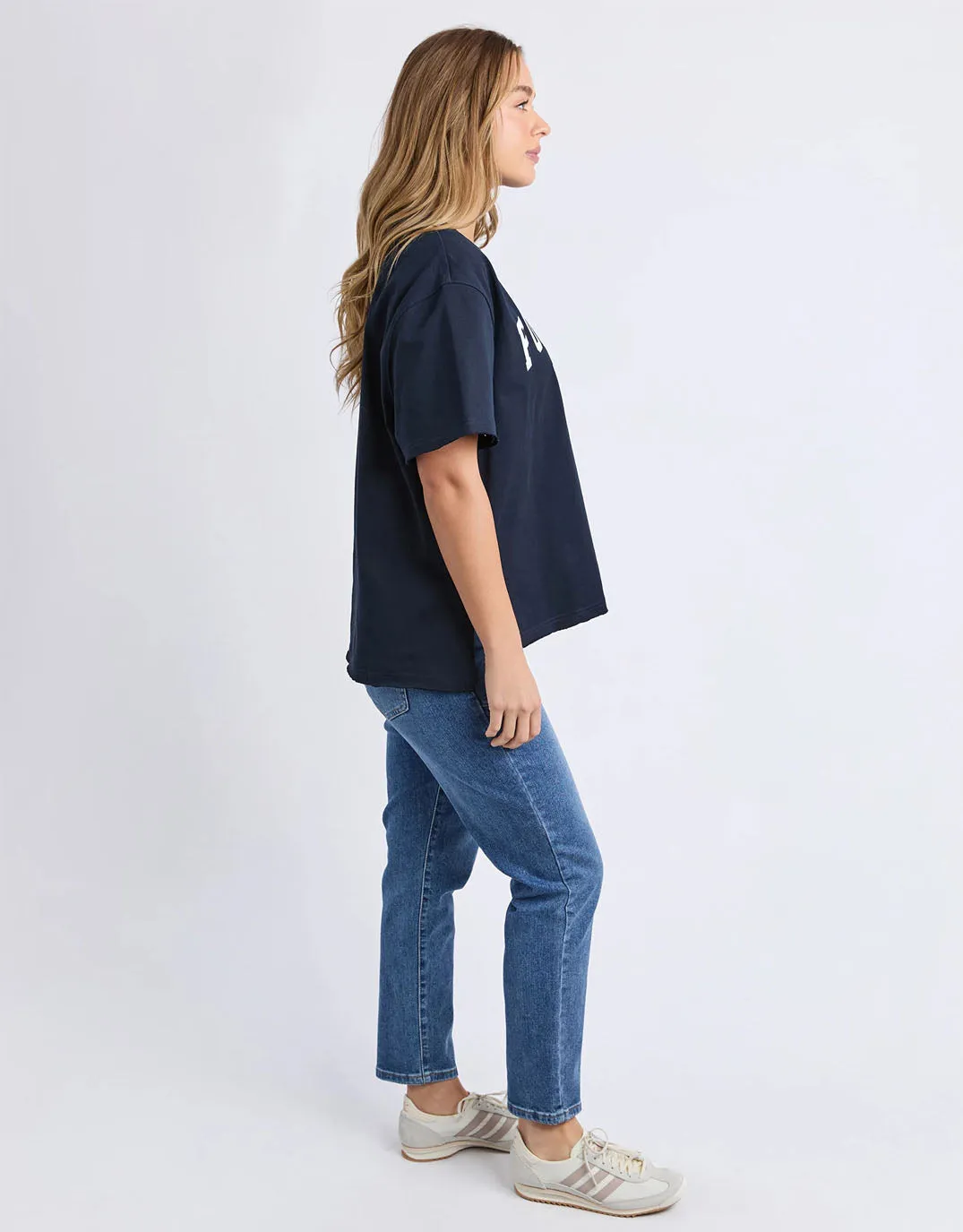 Pulse Tee - Navy sold by White & Co product image thumbnail 3