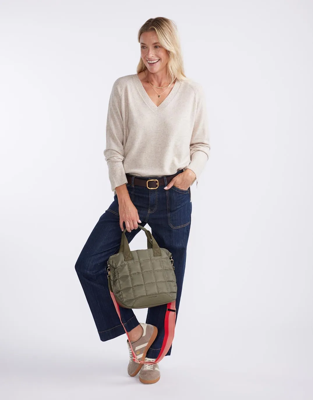Atelier Wool Cashmere Knit - Oat sold by White & Co product image thumbnail 2
